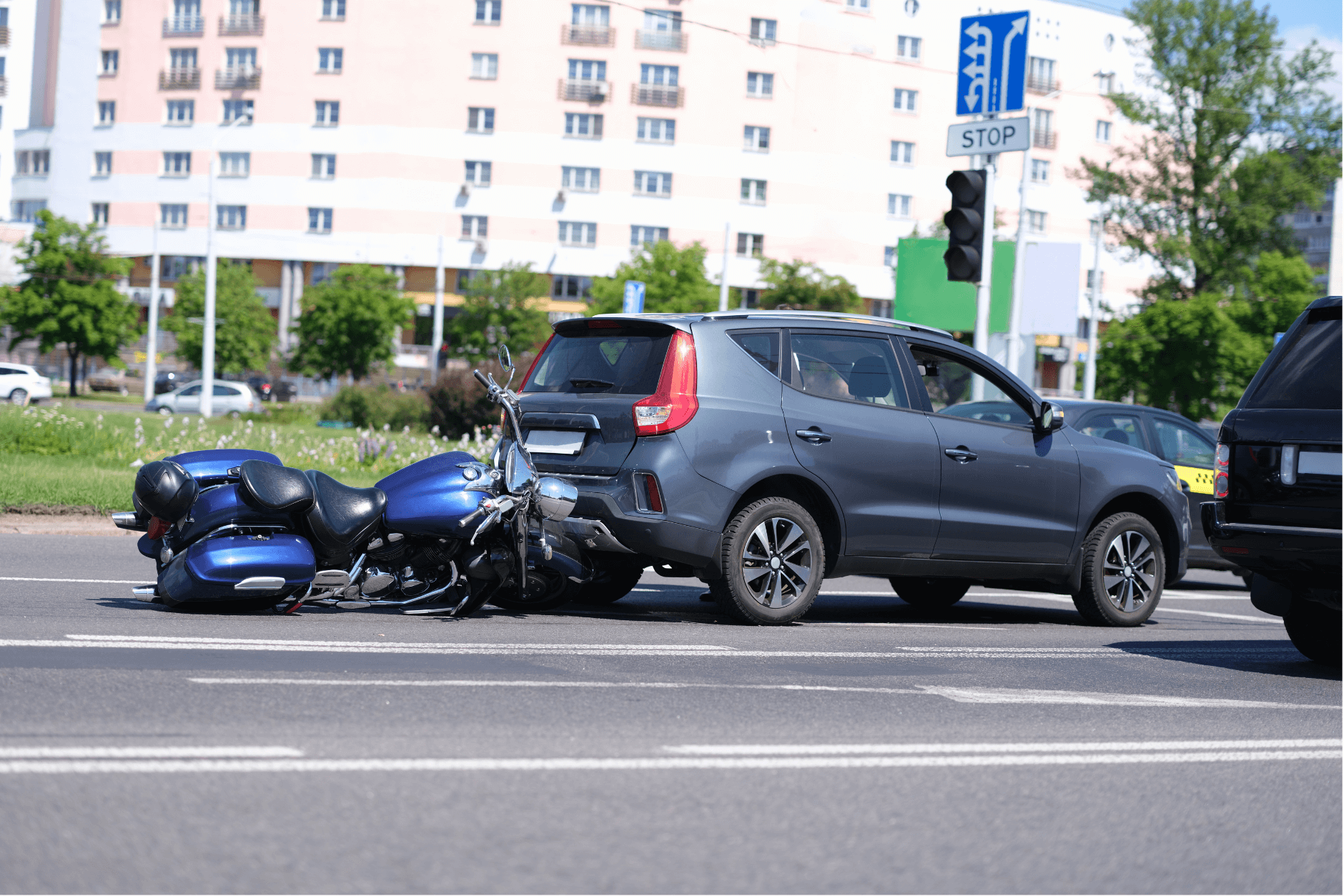 Colisão com moto o que fazer