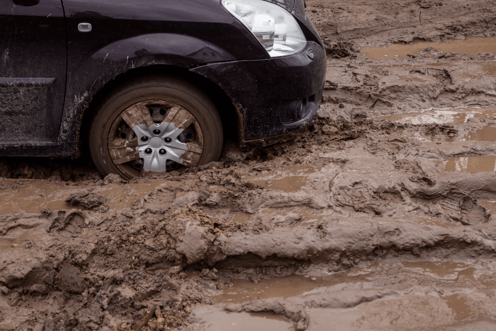 carro atolado